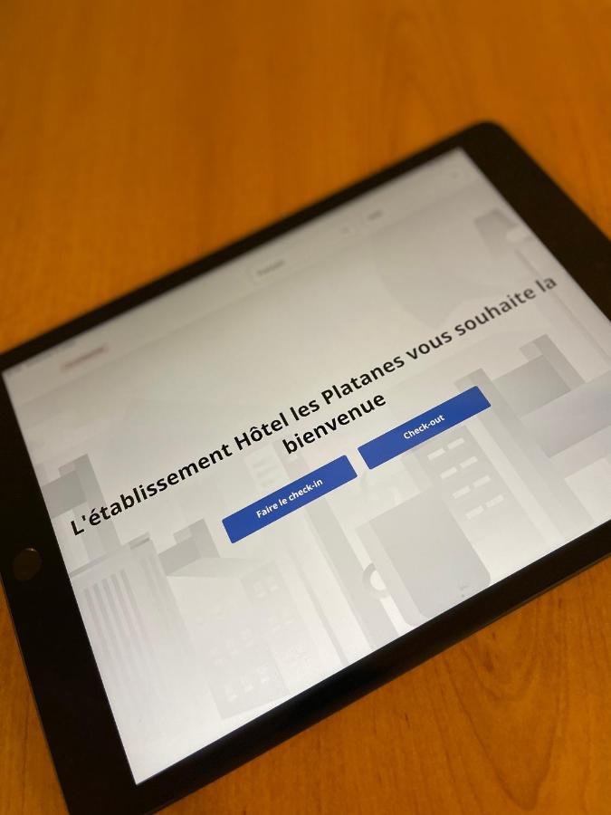 Contact Hotel Les Platanes Villeneuve Sur Lot Centre Экстерьер фото